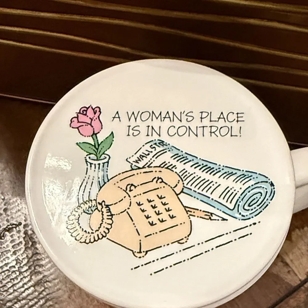 1986 Hallmark Mug Mates Vintage “Women On The Job”
